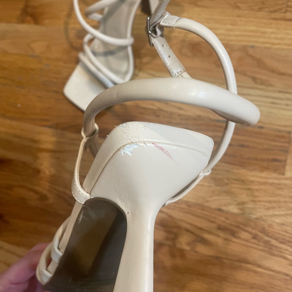 Cream Colored Heels - Picture 3 of 5
